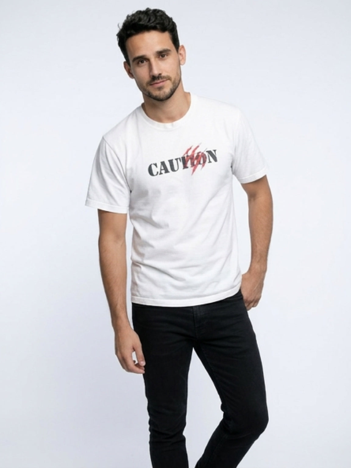 Caution Logo Print