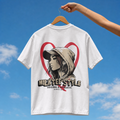 [MilkTee] "Milk Tee Style" Urban Girl Graphic Tee - Retro Heart Hooded Girl Streetwear T-Shirt